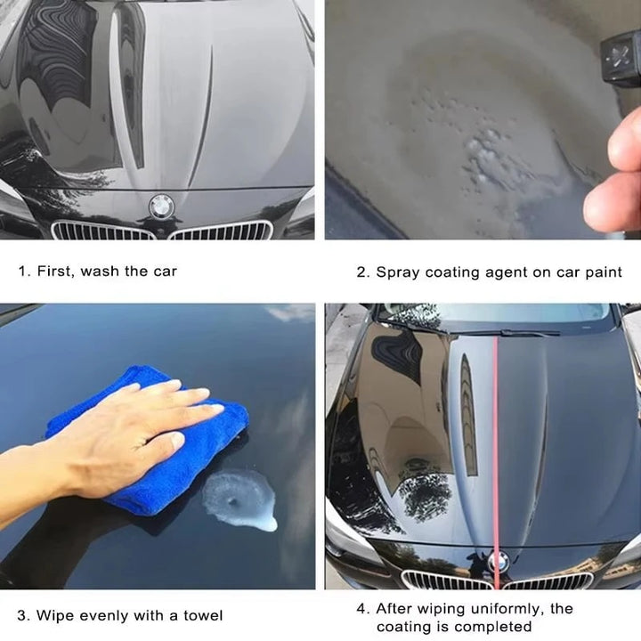 Automotive Nano Car Scratch Repair Spray - Instant Finish Restorer
