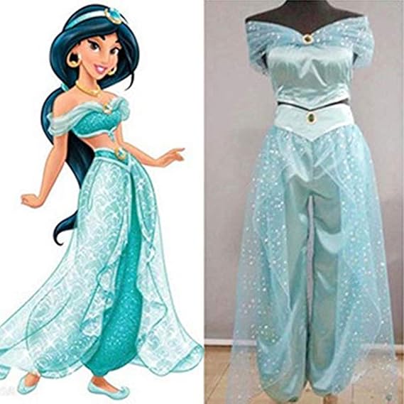 Arabian Princess Shoulder-Free Costume Dress, vibrant colors, shoulder-free design for women, ideal for parties and performan