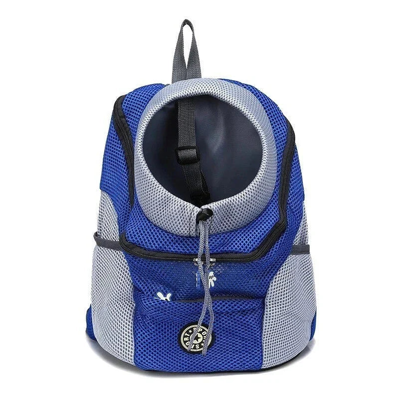 "Comfortable, safe dog carrier backpack for travel with ergonomic design, breathable mesh, and secure harness in modern color