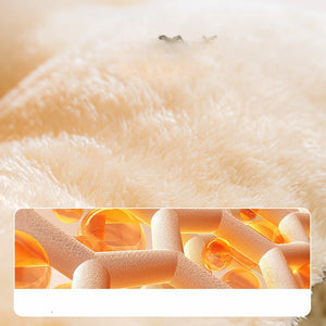 "Cozy plush cat cave bed in stylish neutral tones, offering warmth and security for ultimate feline comfort and relaxation."
