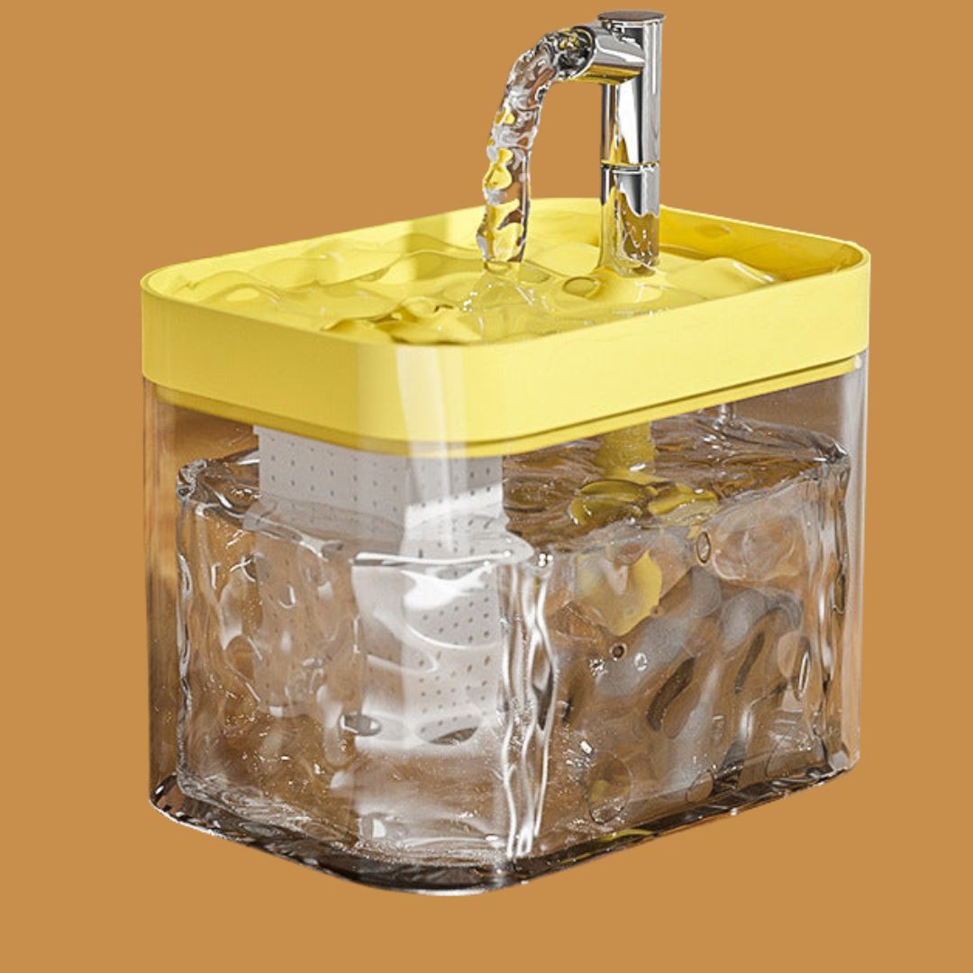 "Elegant pet water fountain with automatic circulation and eco-friendly design for fresh, filtered pet hydration at home."
