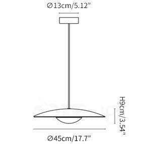 Ginger Nordic Pendant Light, metal with woodgrain and matte black finish, sleek design, ideal for modern interiors.