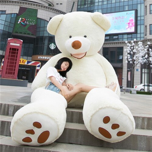 Gray giant plush teddy bear HugHero, 80 cm, super soft and huggable, perfect cuddle buddy for kids and adults, cozy decor.