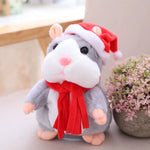 Grey Big Red Scarf