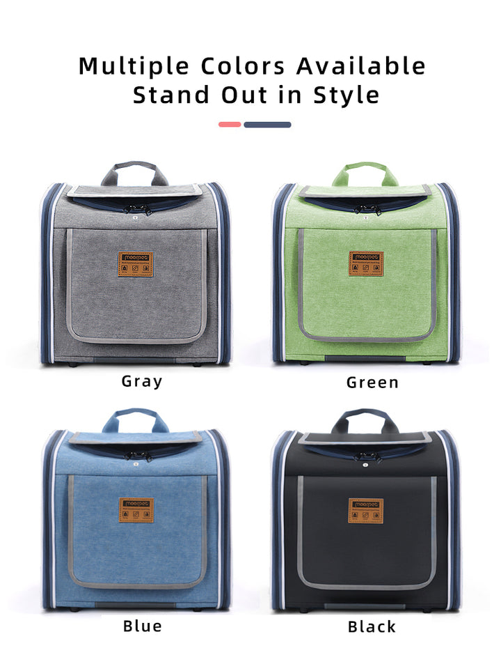 3-in-1 Dog Transport Bag for Bicycles - Multifunctional and Comfortable