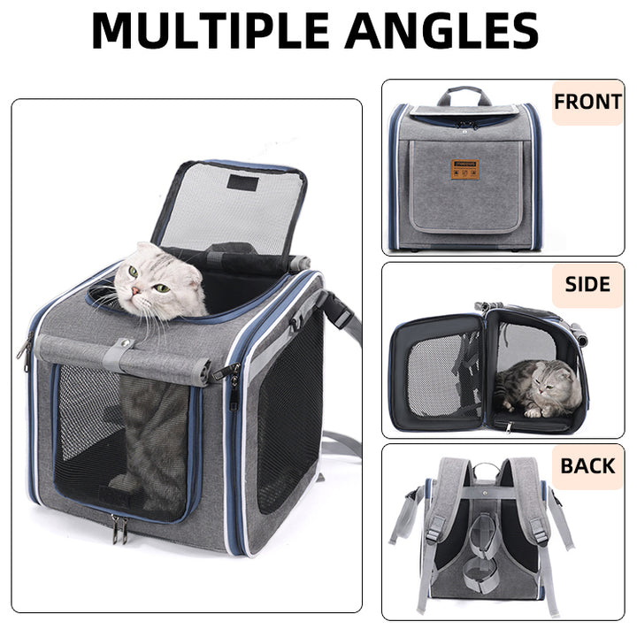 3-in-1 Dog Transport Bag for Bicycles - Multifunctional and Comfortable