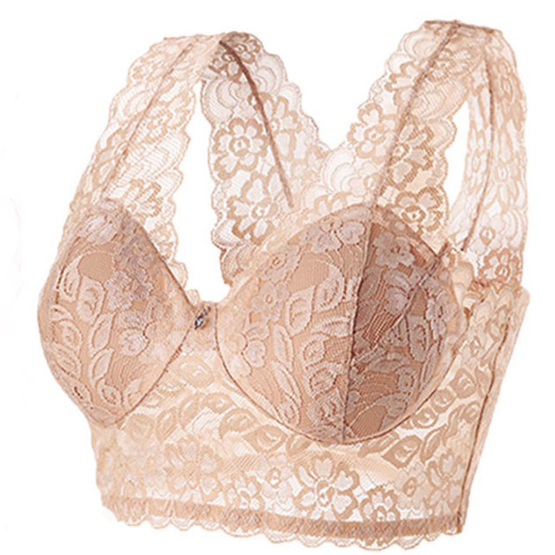 Women's Seamless Lace Sports Bra