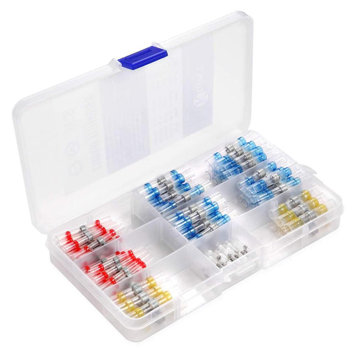 Waterproof Heat Shrink Butt Connectors with Solder Seal – 100 PCS Set