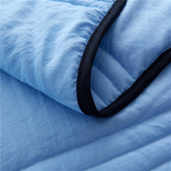"Ice Cooling Blanket, breathable, moisture-wicking, in soothing blue, green, pink, grey colors, for comfortable sleep."