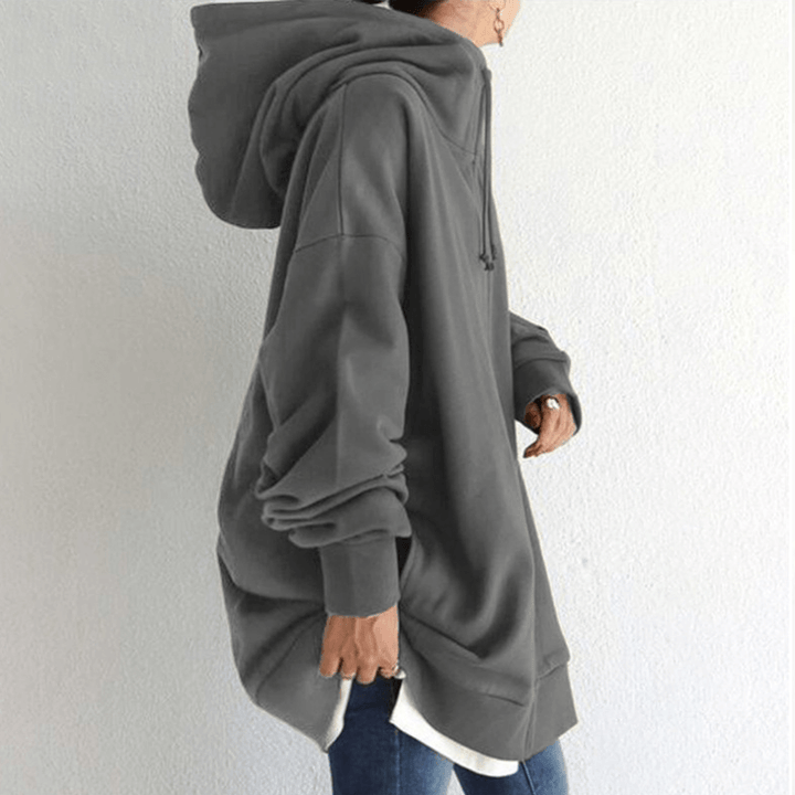 Khaki women's hooded vest jacket with pocket, featuring a front zipper and soft polyester fabric for comfort and style.