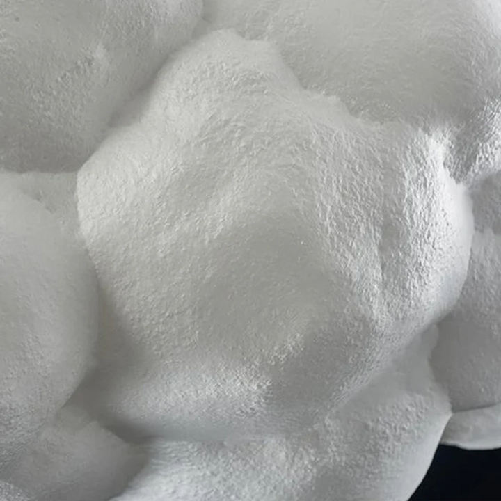 "Modern LED pendant light with cloud-like design, made of PVC and cotton, ideal for interiors. Nimbus style for cozy ambiance