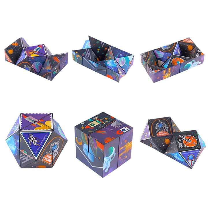 Unisex Dynamic 3D Magic Fidget Cube Toy