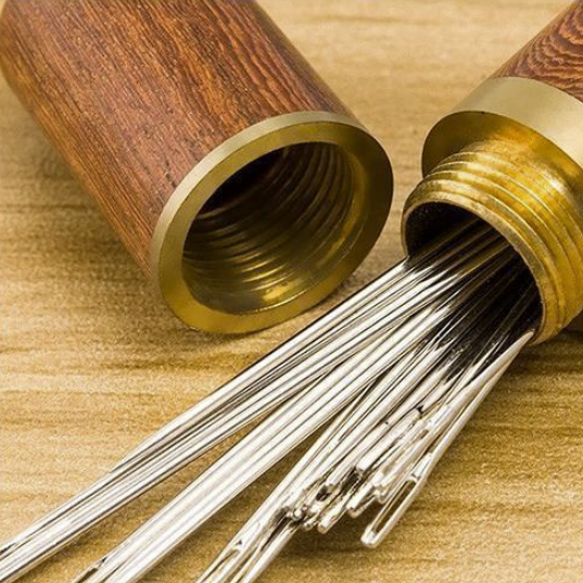 Unisex Self-Threading Hand Sewing Needles for Easier Crafting