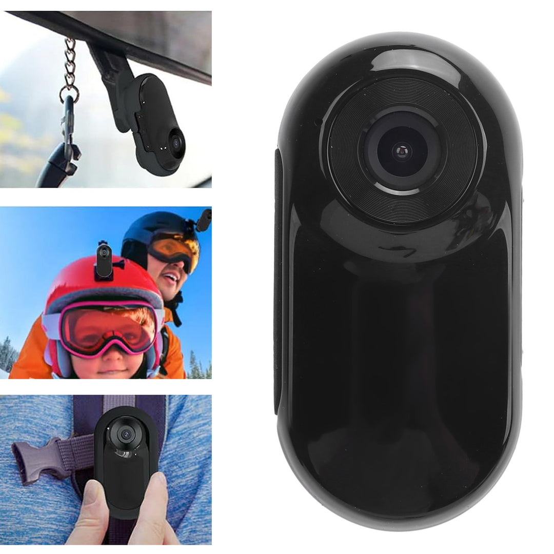 Unisex Hidden Camera Necklace for Video & Audio Recording