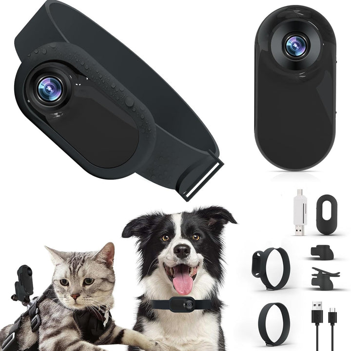Unisex Hidden Camera Necklace for Video & Audio Recording