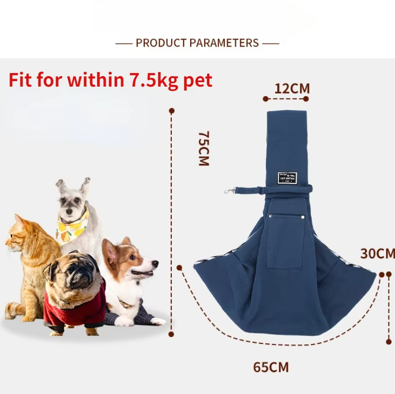 "Stylish pet carrier bag with padded strap for small dogs and cats, featuring breathable, lightweight design for travel comfo