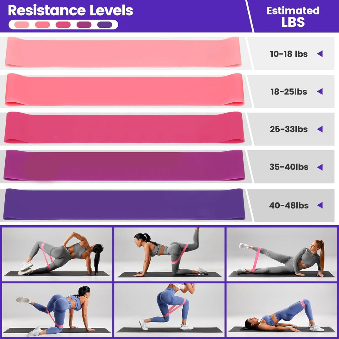 Unisex 9PCS Pilates Set with ring, ball, bands for versatile home workouts. Boost strength, flexibility, and balance.
