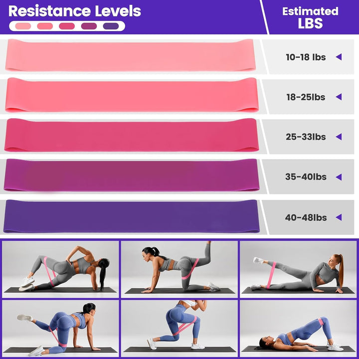 Unisex 9PCS Pilates Set with ring, ball, bands for versatile home workouts. Boost strength, flexibility, and balance.