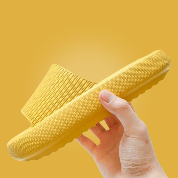 Unisex EVA Cloud Cushion Slides in multiple colors like Black, Blue, Green, offer ultimate comfort and non-slip support.