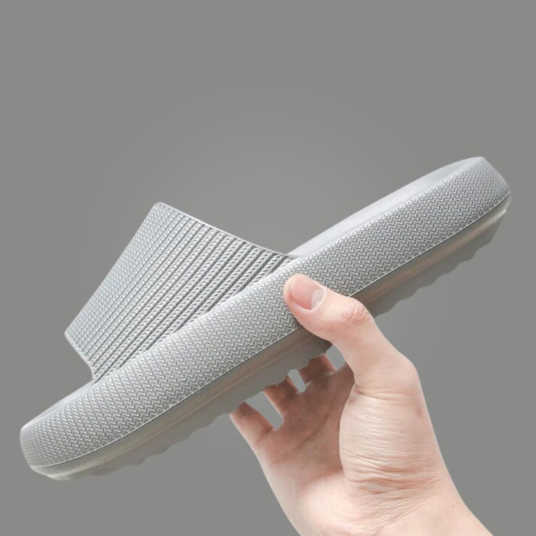Unisex EVA Cloud Cushion Slides in multiple colors like Black, Blue, Green, offer ultimate comfort and non-slip support.