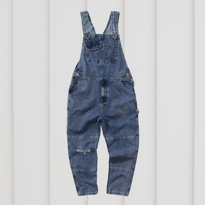 Unisex Garden Overalls, versatile beige workwear with adjustable straps, durable fabric, and deep pockets for gardening tasks