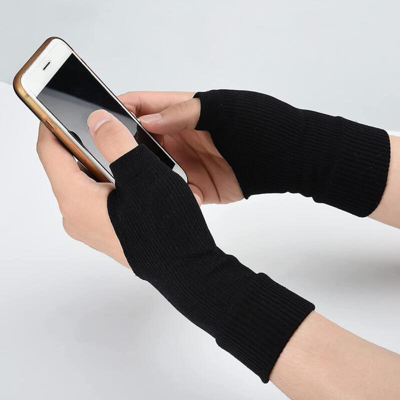 Unisex gel thumb support gloves in black, featuring gel cushions for joint pain relief and arthritis support. Health & Wellne