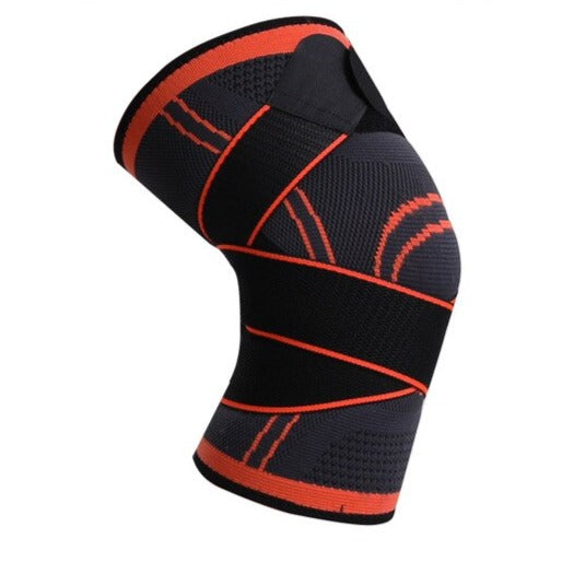 "Unisex knee compression sleeve for arthritis relief, grey color, breathable material, seamless fit, non-slip design."