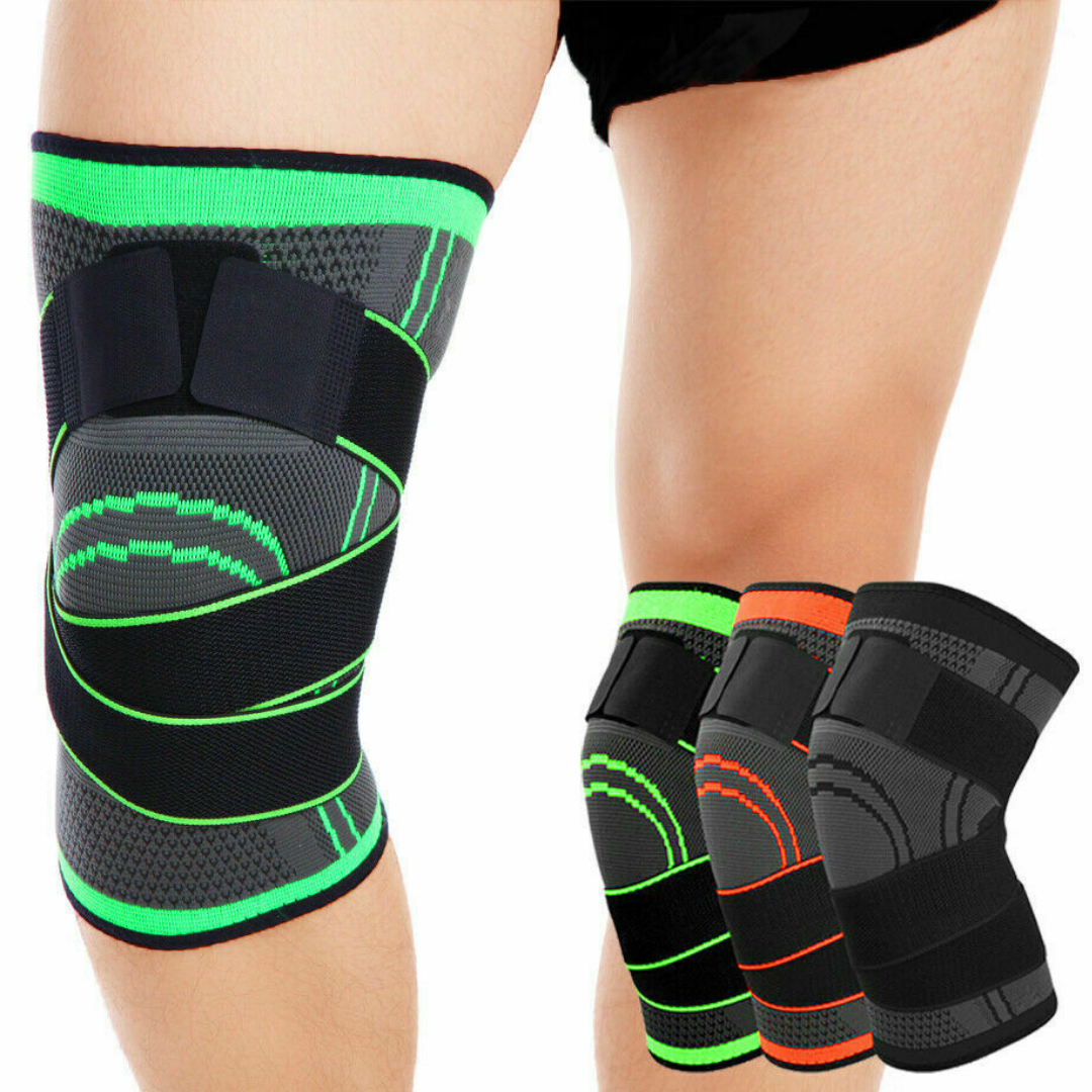 "Unisex knee compression sleeve for arthritis relief, grey color, breathable material, seamless fit, non-slip design."