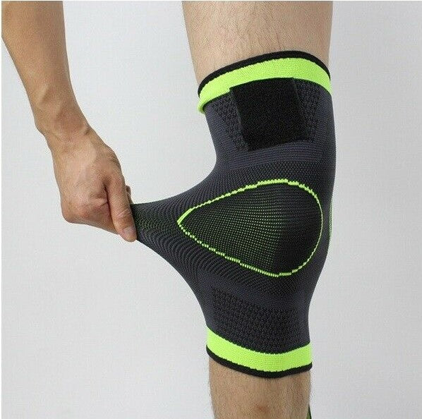 "Unisex knee compression sleeve for arthritis relief, grey color, breathable material, seamless fit, non-slip design."