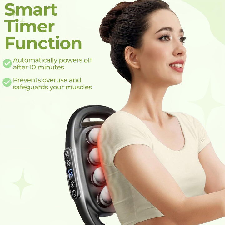 "Versatile multi-intensity massager with adjustable settings, ergonomic design, for custom comfort and muscle relaxation."