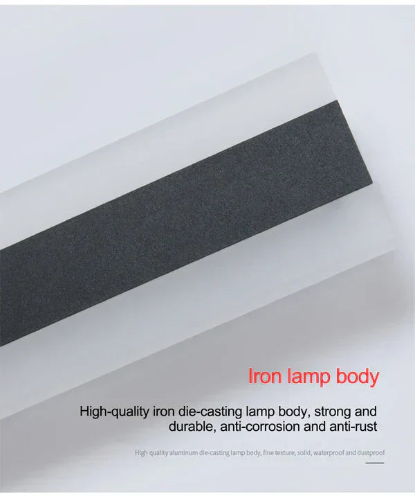 "Weather-resistant outdoor wall lamp, sleek modern design, waterproof, illuminating patios and gardens with warm white light.