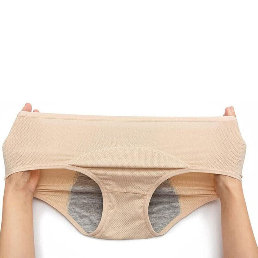 "Women's leakproof panties 3-pack with moisture-wicking, odor-reducing fabric and elastic waistband for comfort and protectio