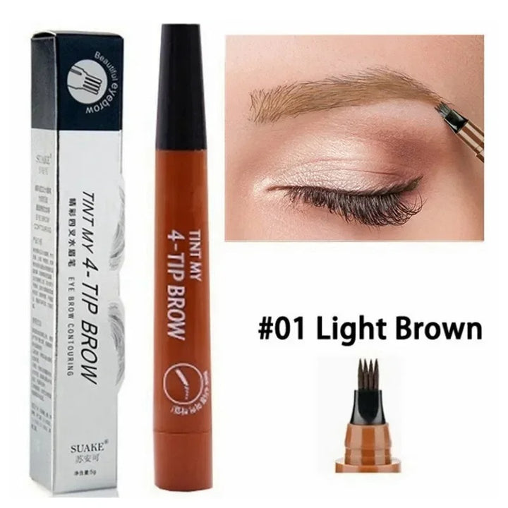 Unisex Waterproof Microblading Effect Eyebrow & Beard Pen