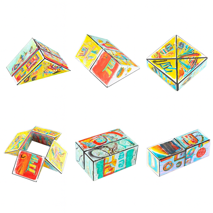 Unisex Dynamic 3D Magic Fidget Cube Toy