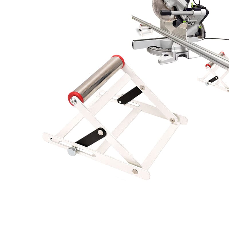 An extendable adjustable cutting machine stand providing stable workpiece support