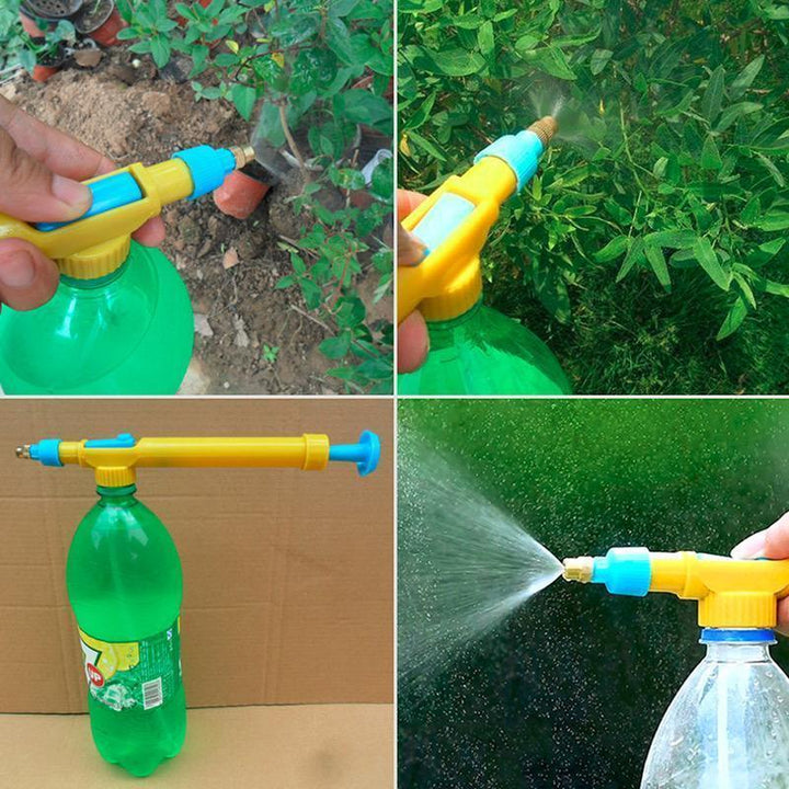 Adjustable garden water sprayer head, fine mist to jet, ergonomic for plant care