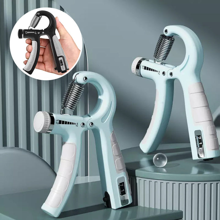 Adjustable resistance grip trainer for progressive overload, suitable for all strength levels