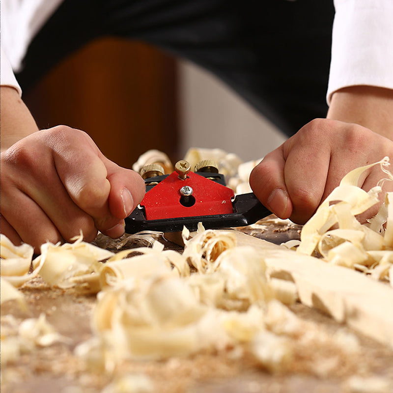Ergonomic adjustable hand planer, a versatile woodworking tool for detailed crafts and carpentry tasks.