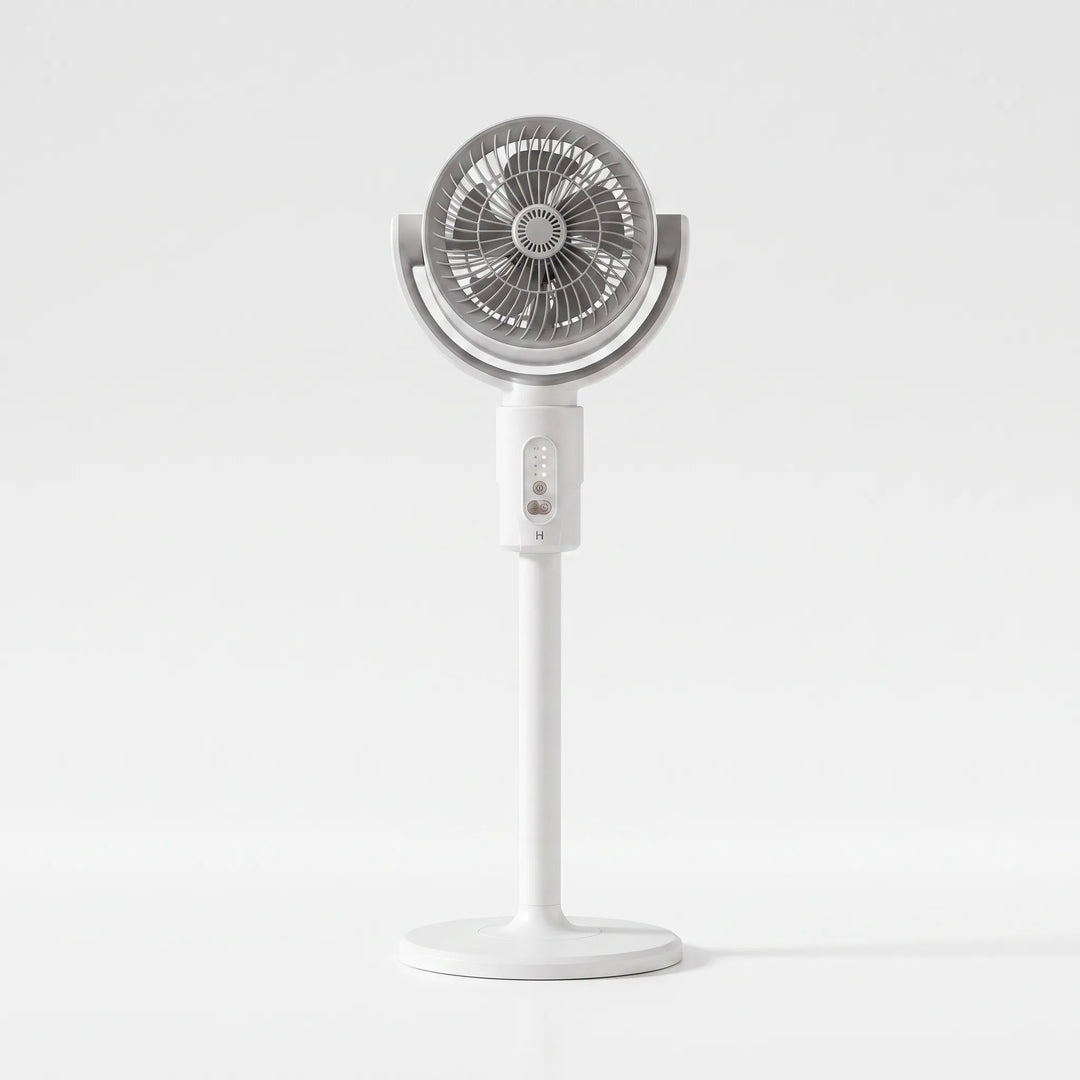 Powerful adjustable pedestal fan for efficient home and office climate control.