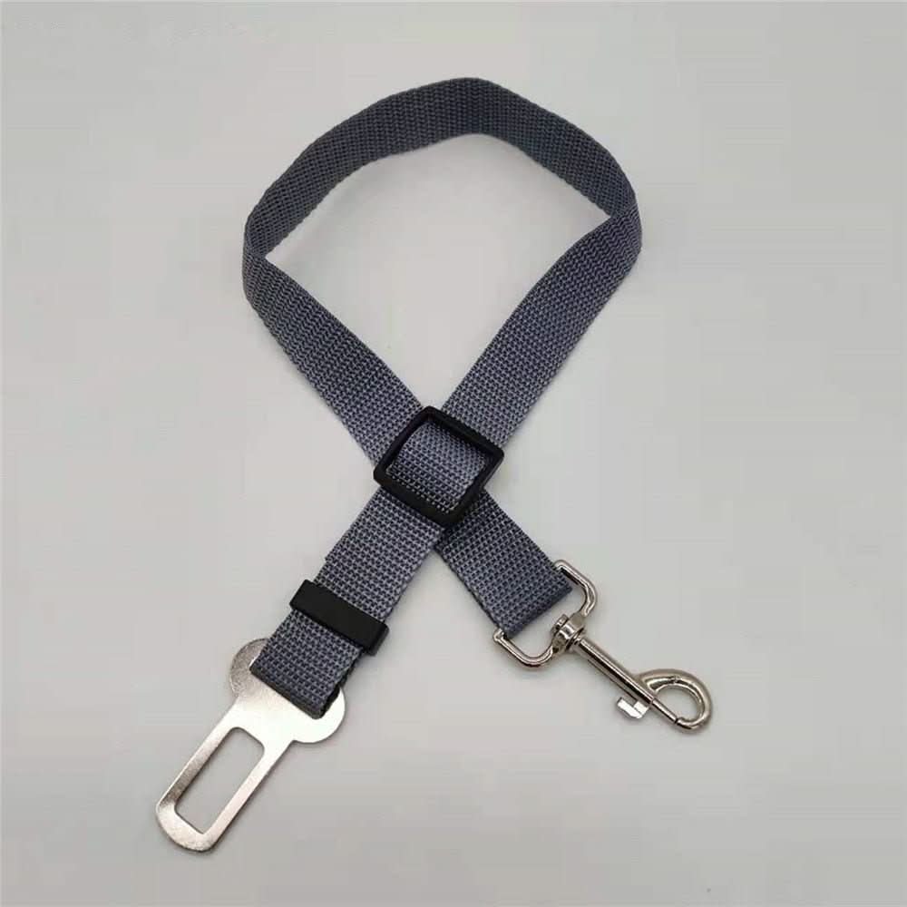 Pet car safety belt for secure dog travel, an essential vehicle restraint accessory.