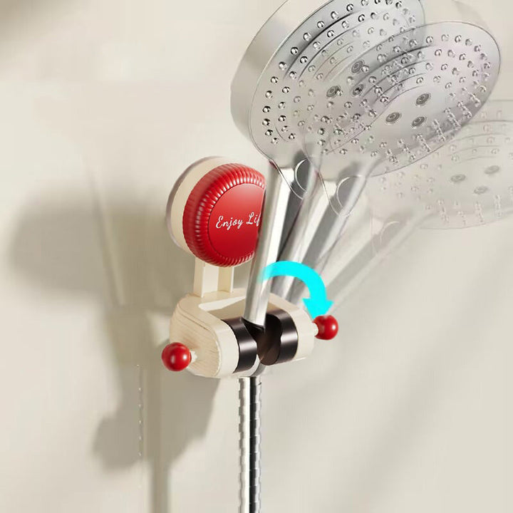 Waterproof adjustable suction shower holder, designed for longevity in wet environments
