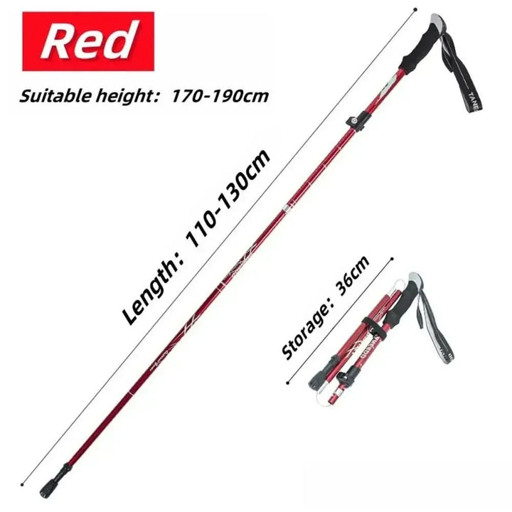 Achieve better grip and stability with these adjustable trekking poles on your next hike.