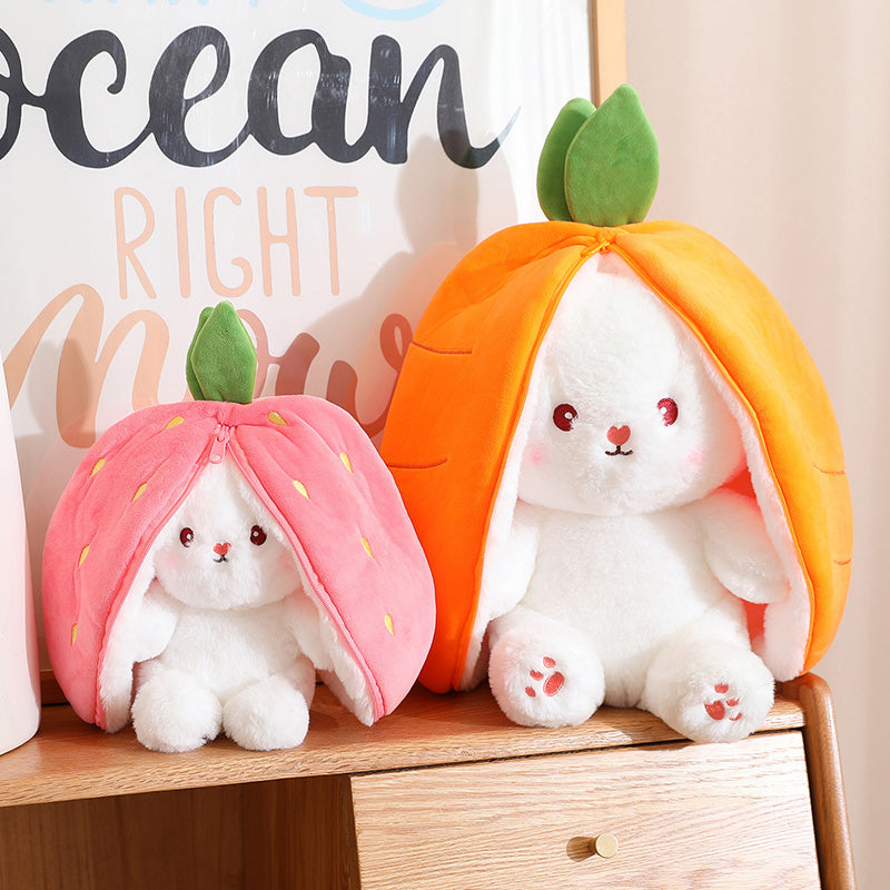 Adorable white plush bunny toy, perfect companion for kids and adults, soft and cuddly.