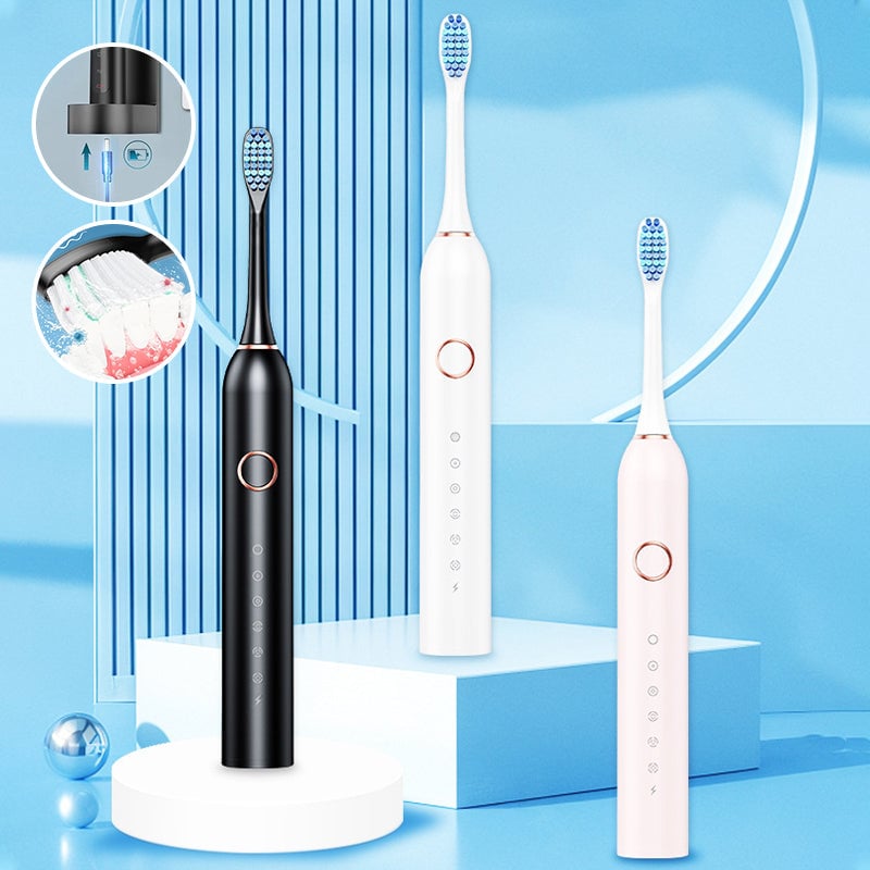 Adult's Sonic Electric Toothbrush, rechargeable, for advanced oral care & dental hygiene