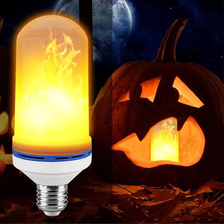 Realistic flame LED bulb, gravity sensing technology, ideal for a warm, inviting ambiance