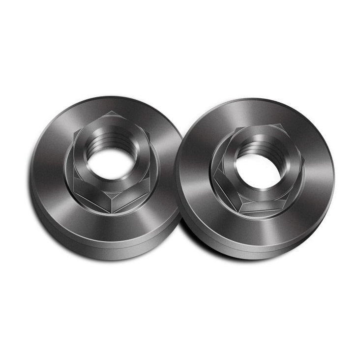 Universal angle grinder flange nut for quick disc changes, carbon steel for durability; cutting tool part accessory