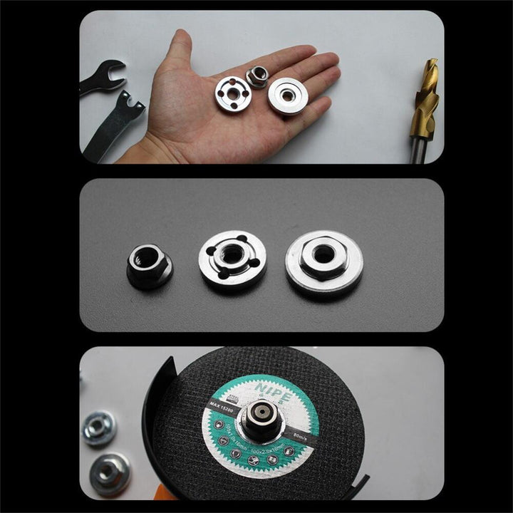 Carbon steel angle grinder universal quick change nut, a robust grinding accessory for power tools