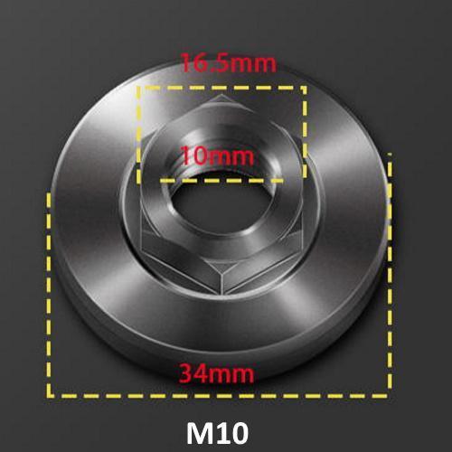 Universal angle grinder quick lock nut, essential for polishing & cutting tools, made from carbon steel