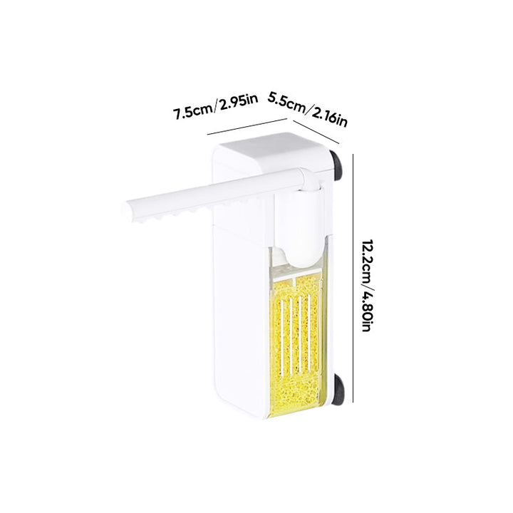 Aquarium water filter, submersible and quiet, provides excellent oxygenation for thriving fish