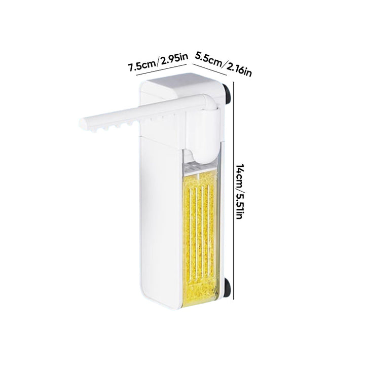 Compact fish tank filter, submersible design for clear water and healthy aquatic life, easy maintenance